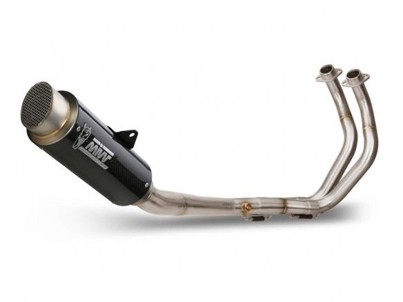 ECHAPPEMENT COMPLET 2x1 MIVV GP PRO CARBONE KAWASAKI Z650 2017-2023
