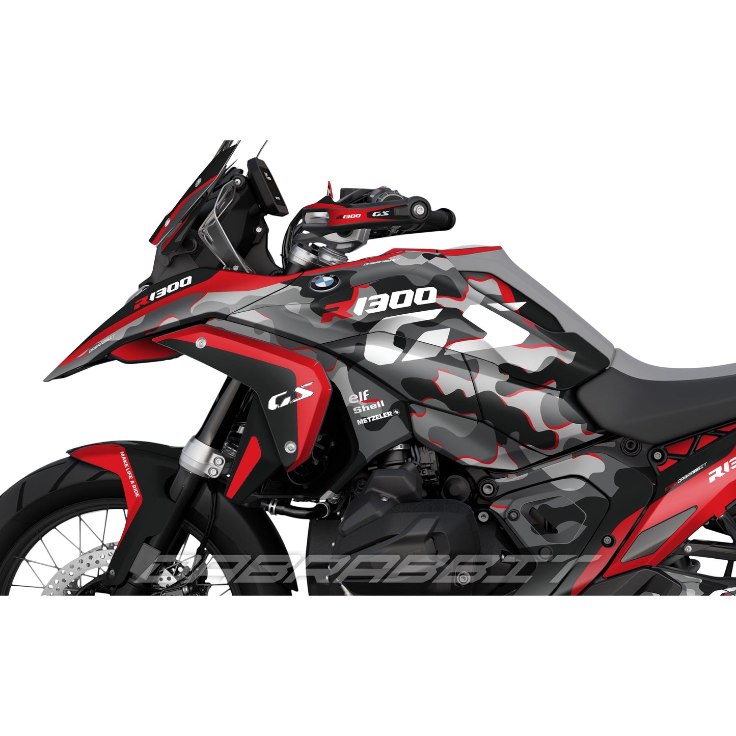 Pack d'autocollants BMW R1300GS camouflage