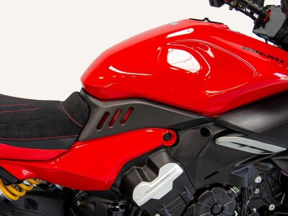 Cache réservoir Ducabike en carbone pour Ducati Diavel V4 2023