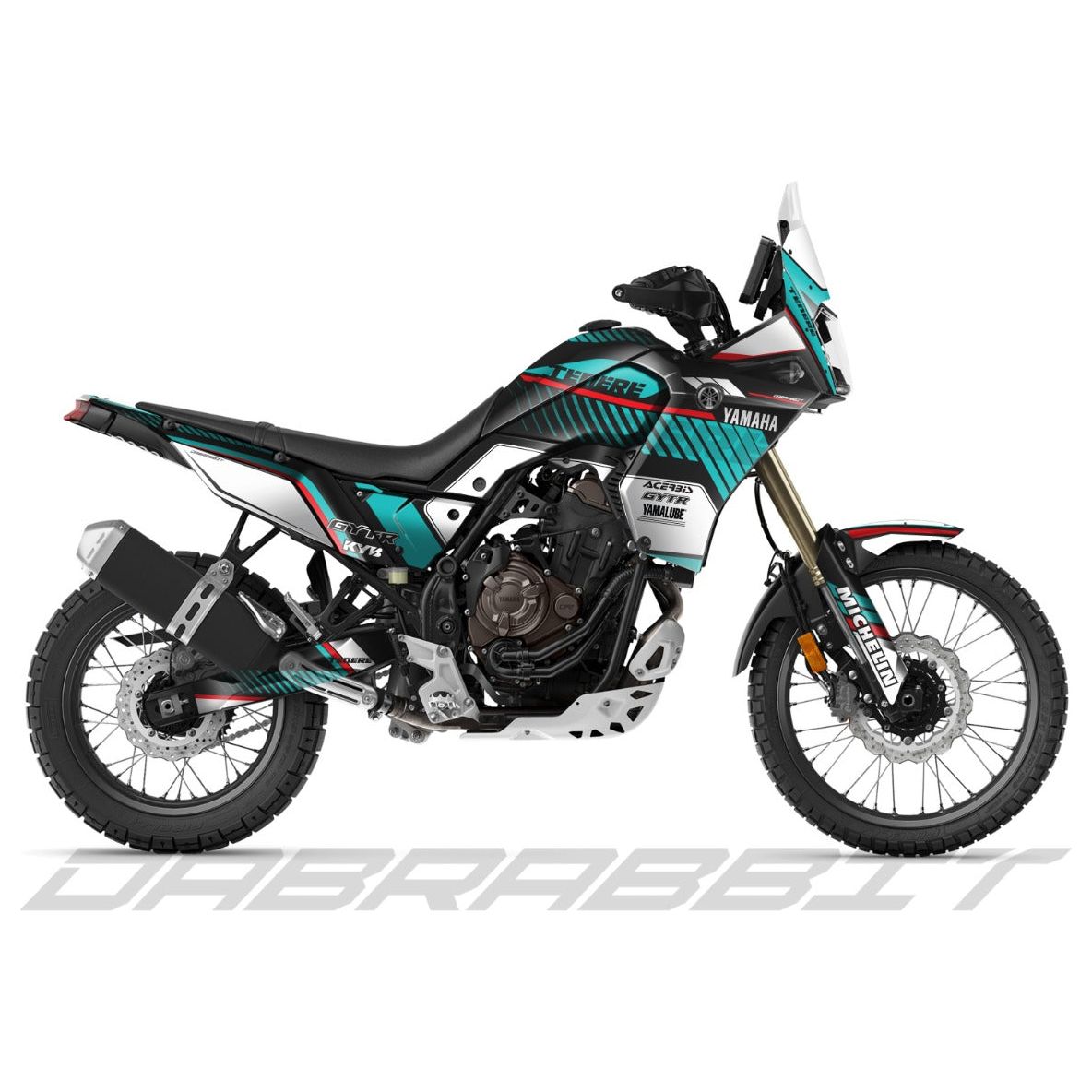 Jeu d'autocollants YAMAHA TENERE 700 / T7 (ST-GMR)