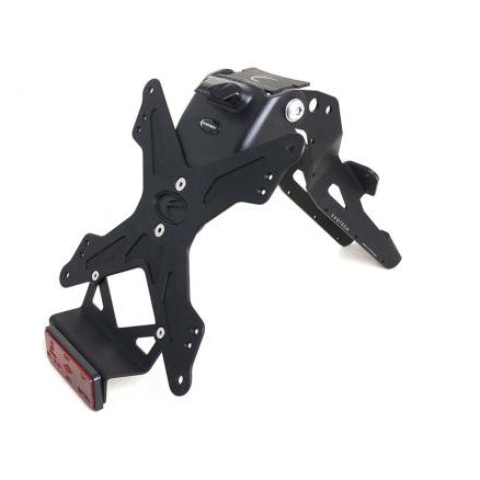 Support de plaque d'immatriculation réglable en aluminium EVOTECH pour Triumph Speed Triple 1200 RR 2022-2024