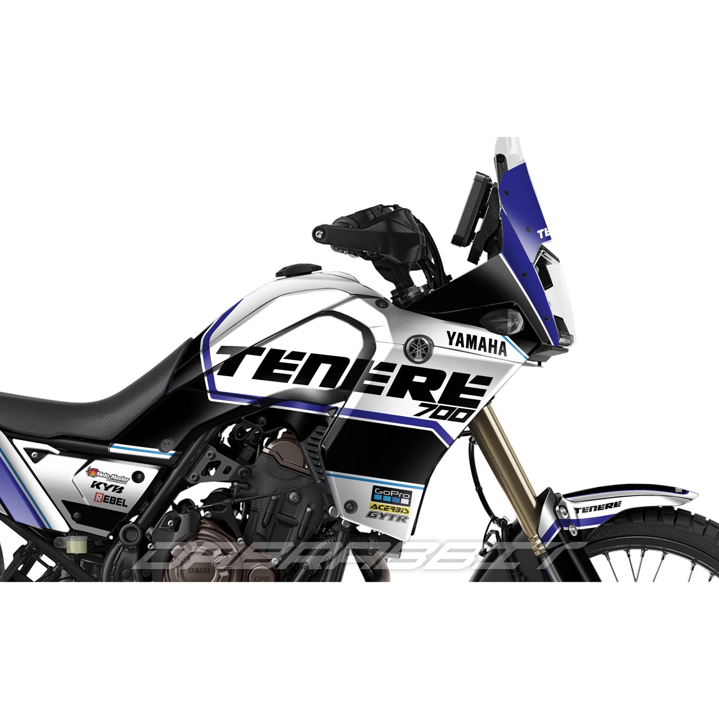 Jeu d'autocollants YAMAHA TENERE 700 / T7 (DD-W)
