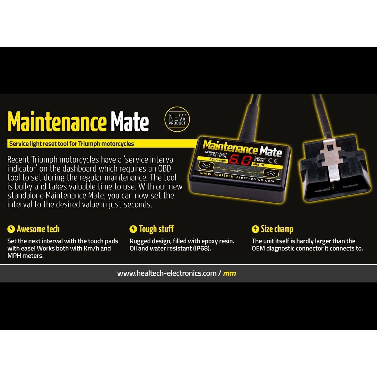 HEALTECH MAINTENANCE MATE SERVICE LITE RÉINITIALISATION BMW C 400 GT/