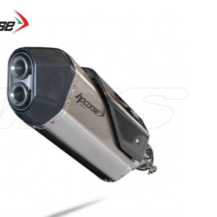 SILENCIEUX HP CORSE SPS CARBONE COURT ACIER GIVRÉ KTM ADVENTURE 790 R RALLY 2019-2024