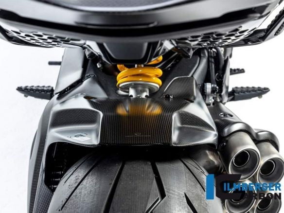Garde-boue arrière ILMBERGER en carbone brillant pour Ducati Diavel V4 2023-2024