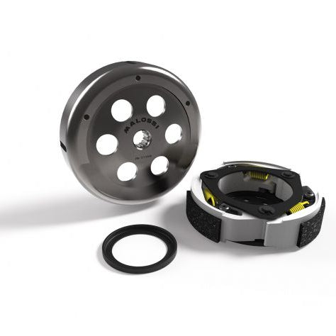 EMBRAYAGE ET CLOCHE MALOSSI MAXI DELTA SYSTEM DIAM.135 YAMAHA X MAX 125 IE 4T LC EURO 4 2017+ (E3V9E)