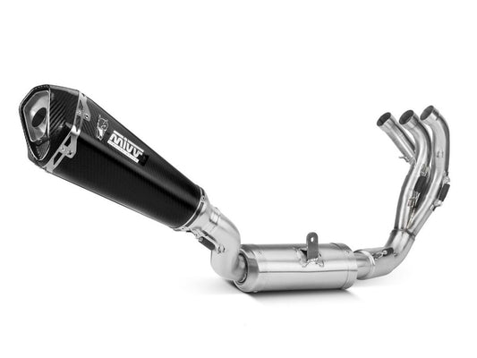 Ligne d'échappement complète MIVV DELTA RACE CARBONE haute performance pour Yamaha MT-09 / FZ-09 2021-2023