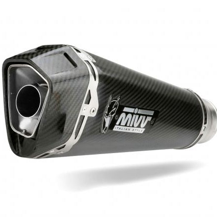 Silencieux d'échappement MIVV DELTA RACE en carbone pour BMW S 1000 RR 2019-2024
