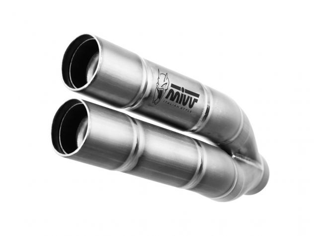 SILENCIEUX MIVV DOUBLE GUN EN ACIER INOXYDABLE DUCATI MULTISTRADA V2/S 2022-2024