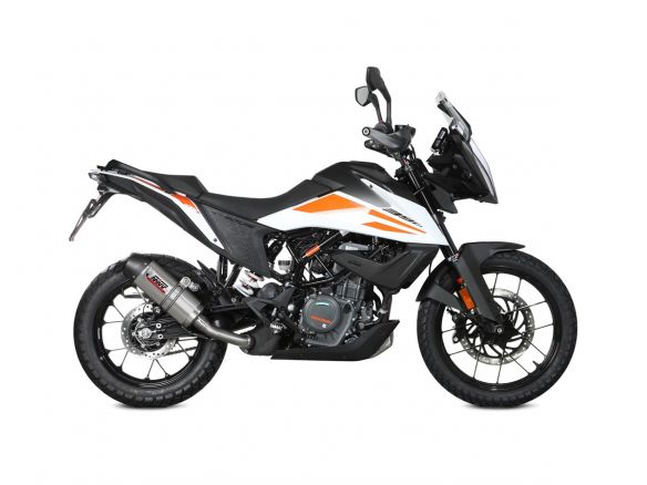 SILENCIEUX OVALE MIVV TITANE CARBONE KTM 390 ADVENTURE 2020-2024