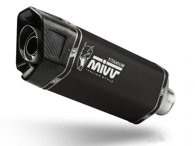 SILENCIEUX MIVV SR-1 NOIR TITANE TRIUMPH SPEED TRIPLE 1200 RR/RS 2021-2024