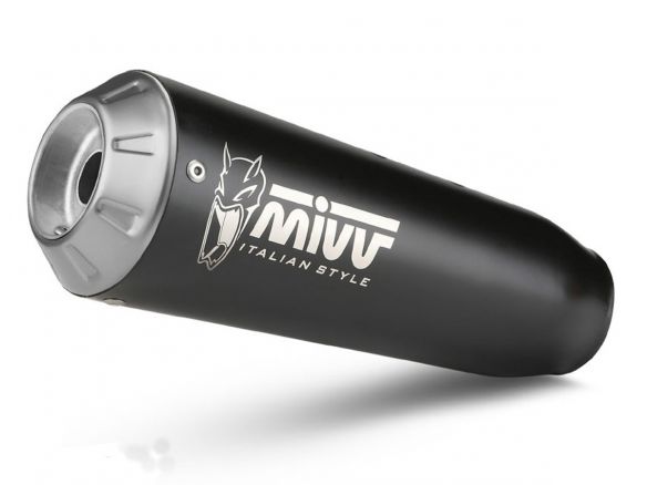 SILENCIEUX MIVV X-M1 ACIER NOIR DUCATI SCRAMBLER 800 ICON 2021-2022 NON HOMOLOGUÉ
