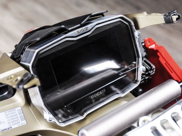 Housse de protection de tableau de bord OEM BONAMICI RACING DUCATI PANIGALE V4/S/R 2017-2023