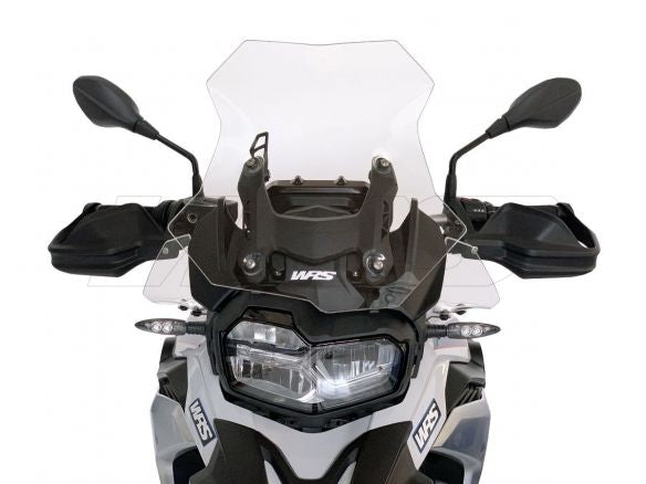 PAIRE DE DÉFLECTEURS WRS TRANSPARENTS BMW F 750 GS / F 850 GS 2018-2023 (NO ADVENTURE)