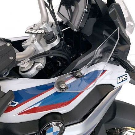 PAIRE DE DÉFLECTEURS WRS TRANSPARENTS BMW F 750 GS / F 850 GS 2018-2023 (NO ADVENTURE)