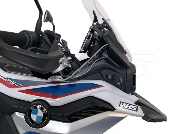 PAIRE DE DÉFLECTEURS WRS TRANSPARENTS BMW F 750 GS / F 850 GS 2018-2023 (NO ADVENTURE)