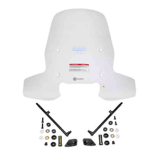 Pare-brise Piaggio Beverly 300-400 (à partir de 2022) avec supports de montage - Original