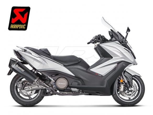 SILENCIEUX AKRAPOVIC INOX NOIR KYMCO AK 550 2017-2020