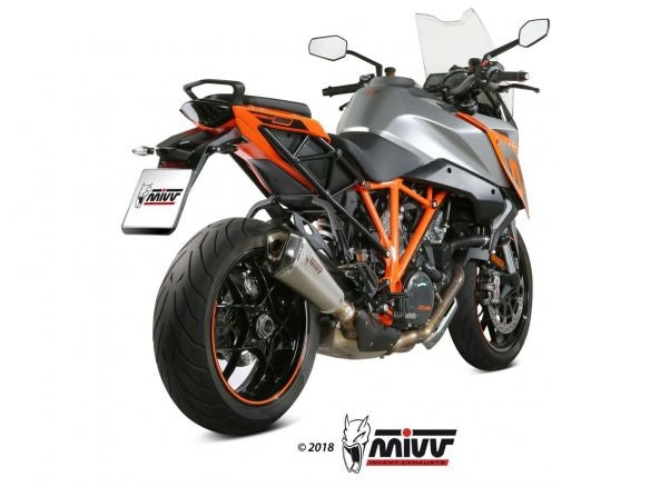 SILENCIEUX MIVV DELTA RACE ACIER INOXYDABLE CARBONE KTM 1290 SUPER DUKE GT 2016-2023