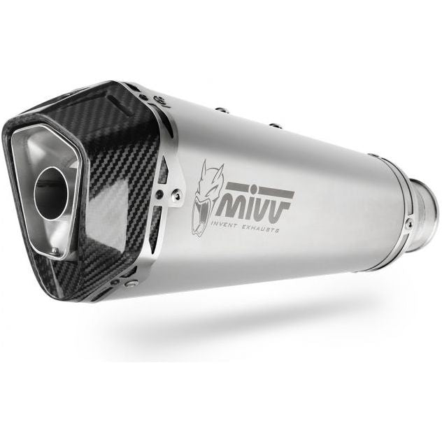 Silencieux Mivv Sport Delta Race Acier-Carbone - pour Aprilia Tuono 125 (2017-2020)