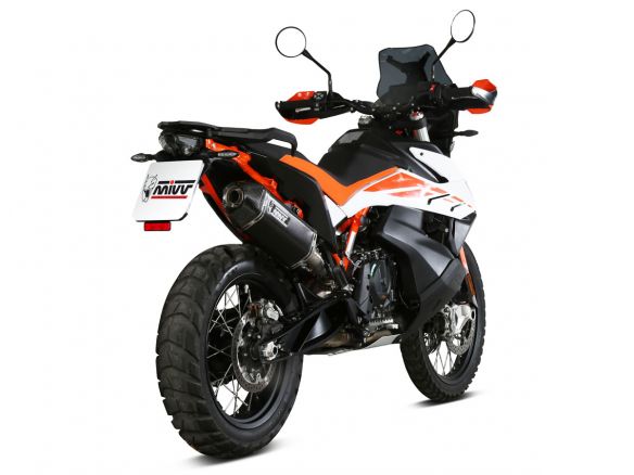 SILENCIEUX MIVV SPORT SPEED EDGE ACIER NOIR KTM 790 ADVENTURE / R 2019-2024