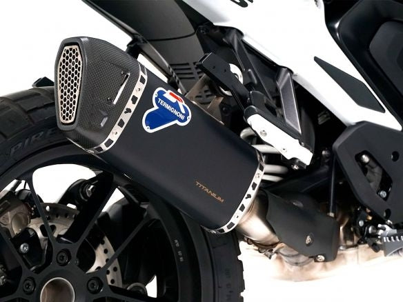 SILENCIEUX EN TITANE NOIR HOMOLOGUÉ TERMIGNONI BMW R 1300 GS 2023-2024