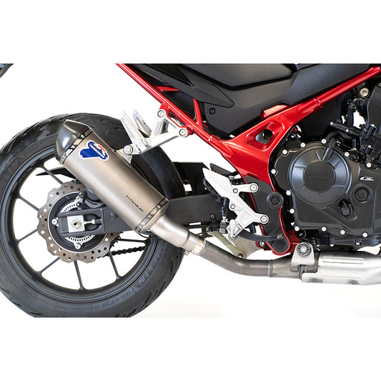 Slip On en acier approuvé par Termignoni Hornet 750