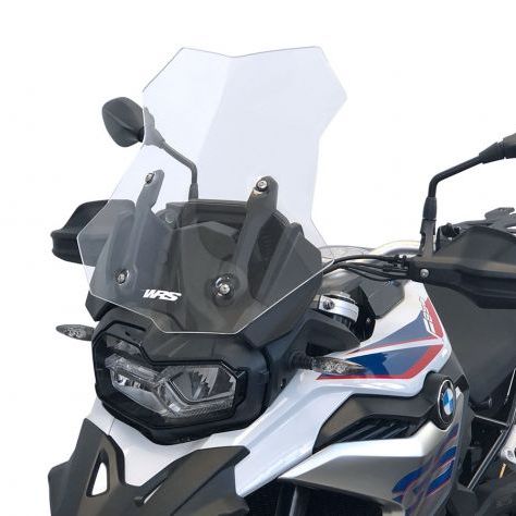 Pare-brise WRS transparent Caponord + kit de montage pour BMW F850GS Adventure 2018-2023