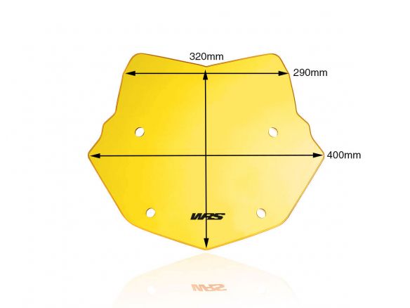 PARE-BRISE ENDURO WRS JAUNE BMW R 1250 GS / ADVENTURE 2018-2023