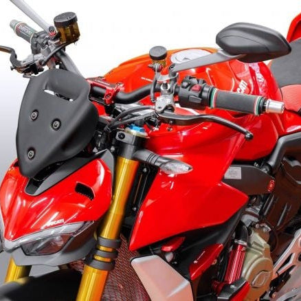 PARE-BRISE SPORT NOIR MAT WRS DUCATI STREETFIGHTER V4/S 2020-2024