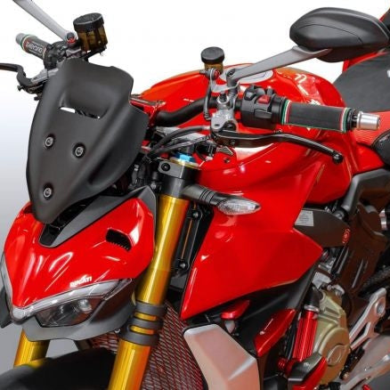 PARE-BRISE SPORT PLUS NOIR MAT WRS DUCATI STREETFIGHTER V4/S 2020-2024