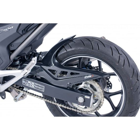 Garde-boue arrière Puig look carbone Honda NC700S/X '12-13 / NC750S/X '14- / Integra 700 '12-13