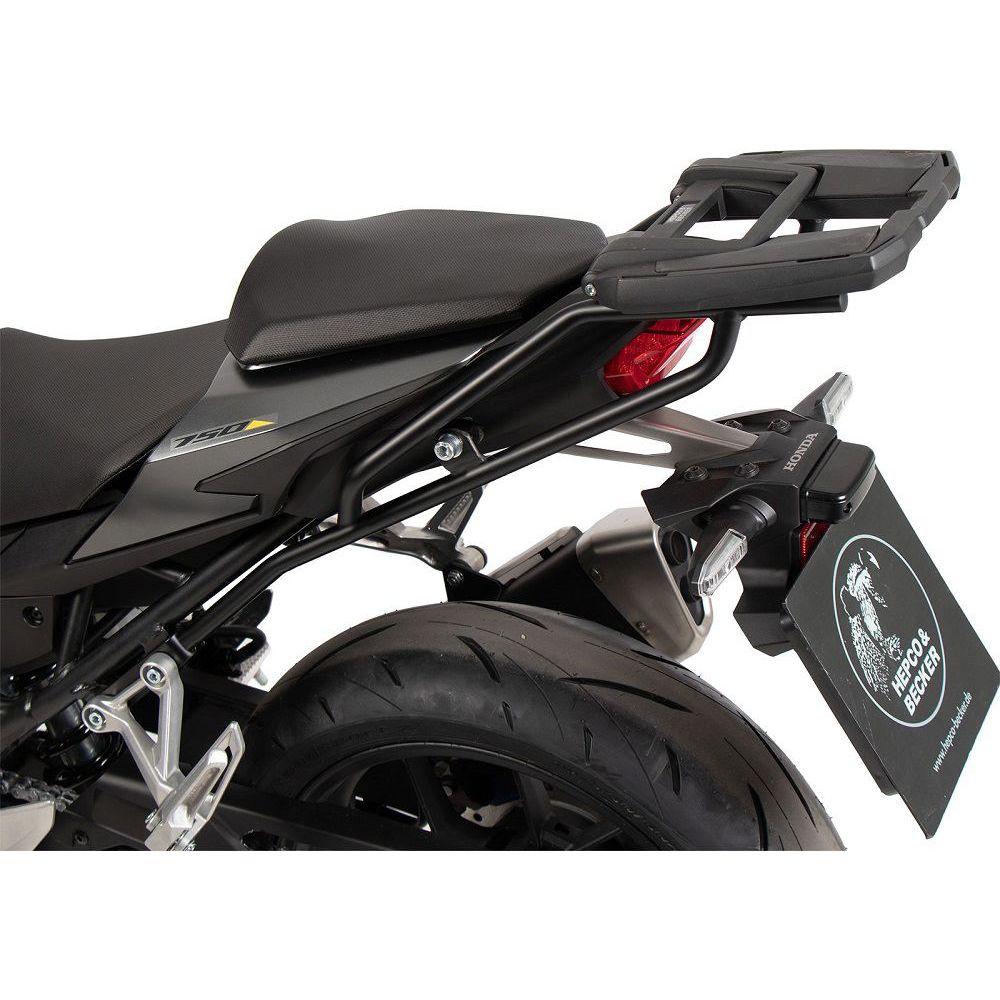 Porte-bagages supérieur noir Easyrack Hepco&amp;Becker Honda CB750 Hornet '23-Bagages