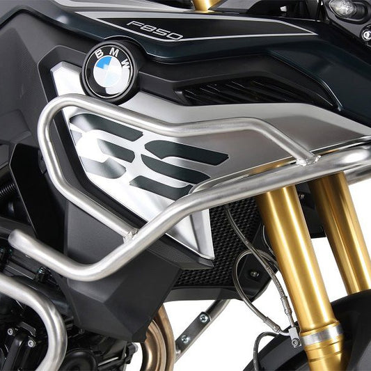 Crash bar en acier inoxydable au-dessus de Hepco&amp;Becker BMW F750GS '18-23
