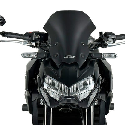 Pare-brise de remplacement modèle Touring WRS Kawasaki Z900 '20- noir mat