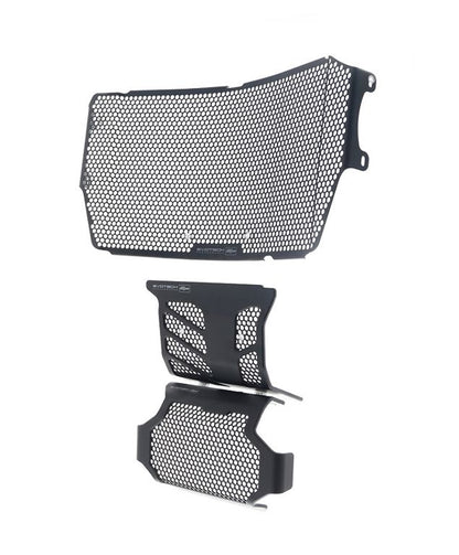 Kit radiateur/refroidisseur d'huile/protection moteur noir Evotech Performance Ducati Hypermotard 950/SP '19-