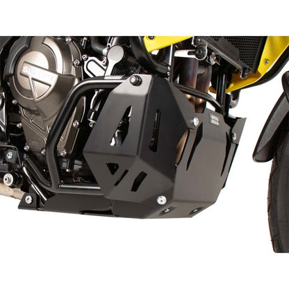 Plaque de carter noire en aluminium Hepco&amp;Becker Suzuki V-Strom 800 DE '23-