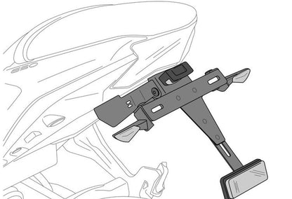 Support de plaque d'immatriculation Puig BMW S1000R/ RR/ M1000R/ RR