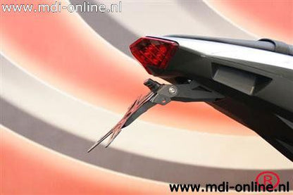 Support de plaque d'immatriculation Evotech Kawasaki Z1000 '10-'13 / Z1000SX '10-