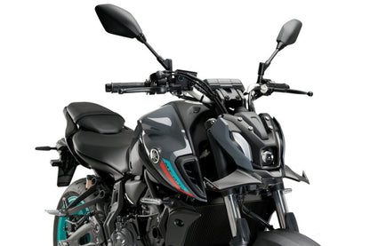 Becquet avant Puig Naked pour Yamaha MT-07 '21 - look carbone