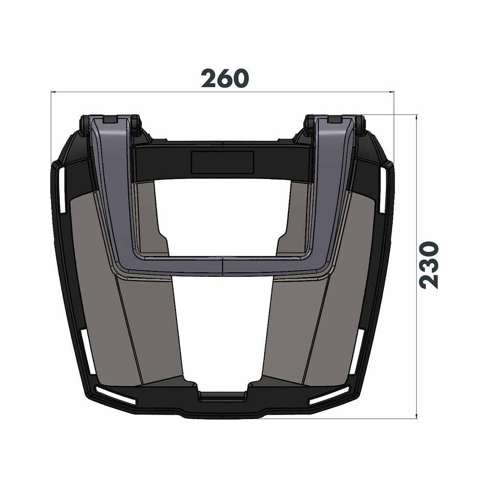 Porte-bagages supérieur noir Easyrack Hepco&amp;Becker Honda CB750 Hornet '23-Bagages