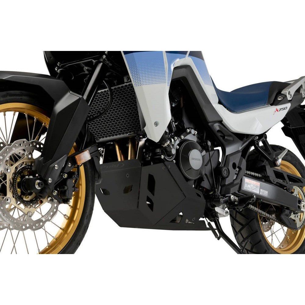 Plaque de carter moteur aluminium noir Puig Honda XL750 Transalp '23-