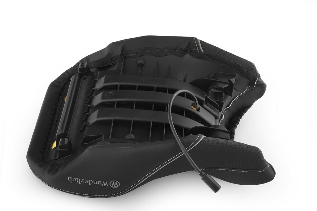 Selle Wunderlich noire AKTIVKOMFORT avec siège chauffant Smart Plug &amp; Play BMW R1250GS / Adv.
