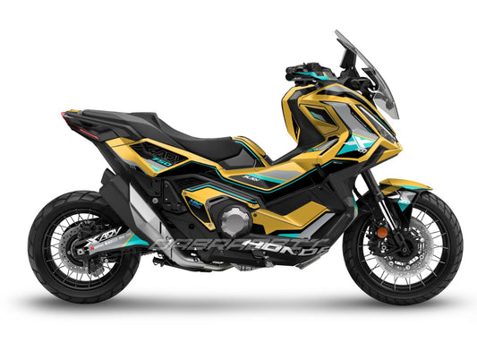 X-ADV 750 (2025) Full Graphic Kit – XL Yellow Edition (XL-Y)