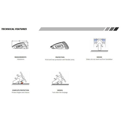Sliders Puig modèle Pro 2.0 Suzuki GSX-8S '23-