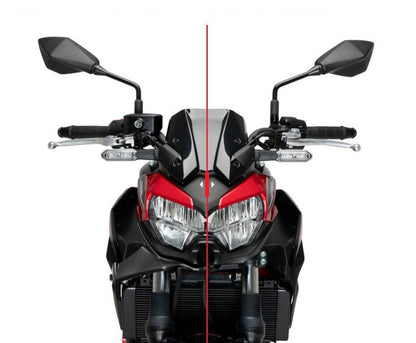Becquet avant Naked noir mat Puig pour Kawasaki Z650 '21-