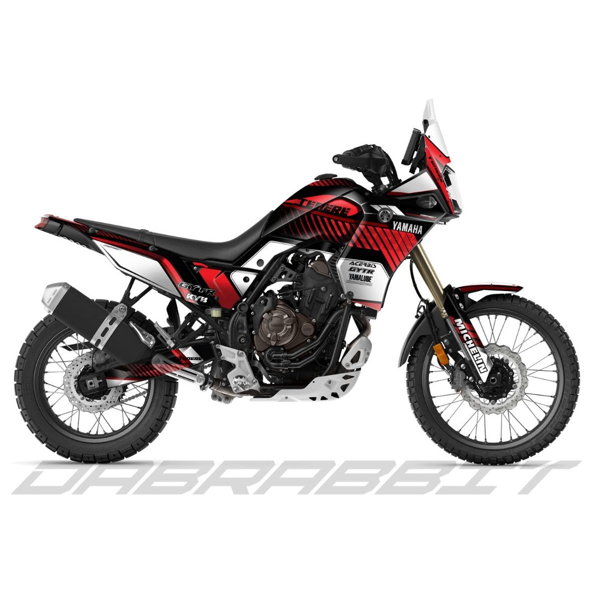 Jeu d'autocollants YAMAHA TENERE 700 / T7 (ST-WR)