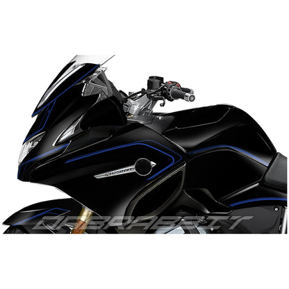 Jeu d'autocollants BMW R 1200/1250 RT M bleu