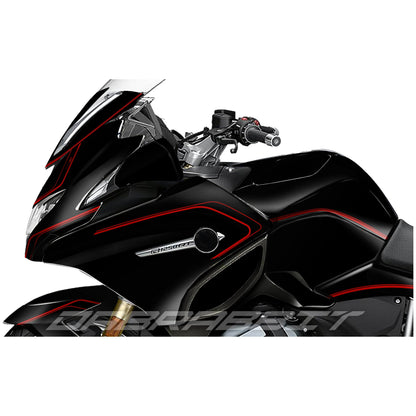 Jeu d'autocollants BMW R 1200/1250 RT M Rouge