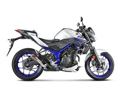 SILENCIEUX AKRAPOVIC SLIP ON TITANE TROMBONCINO YAMAHA MT-03 2016-21 RACING 